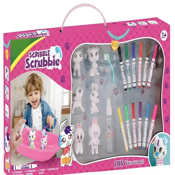 Scribble Scrubbie Pets Set